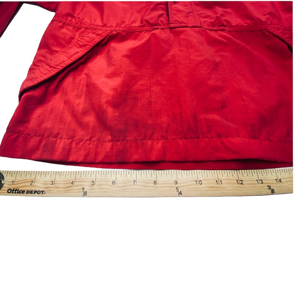 Patagonia Kids Red Anorak Hooded Pullover Jacket Size M Lightweight 51884 - Picture 6 of 10